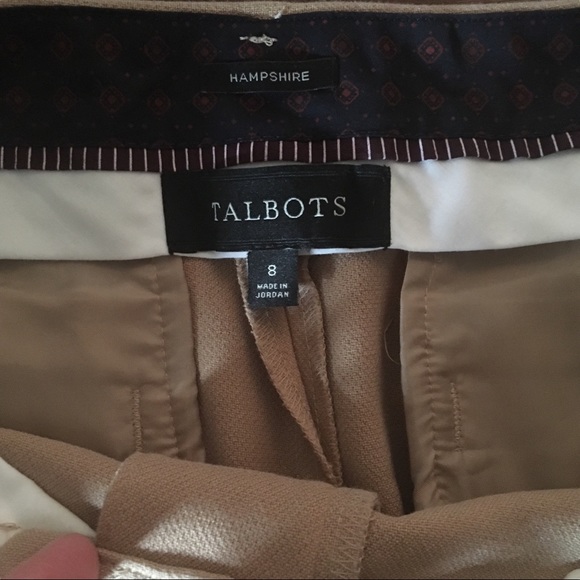 Talbots Hampshire Cropped Pants - Picture 3 of 5